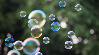 Haciendo burbujas